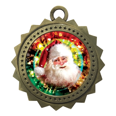 3" Santa Claus Christmas Medal
