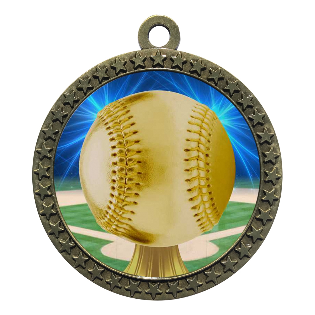 2-1/2" Baseball Medal
