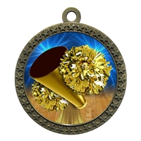 2-1/2" Cheerleading Medal