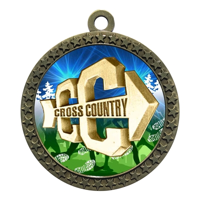 2-1/2" Cross Country Medal