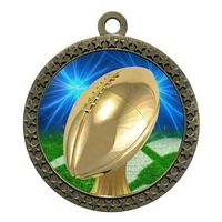 2-1/2" Football Medal