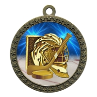 2-1/2" Ice Hockey Medal