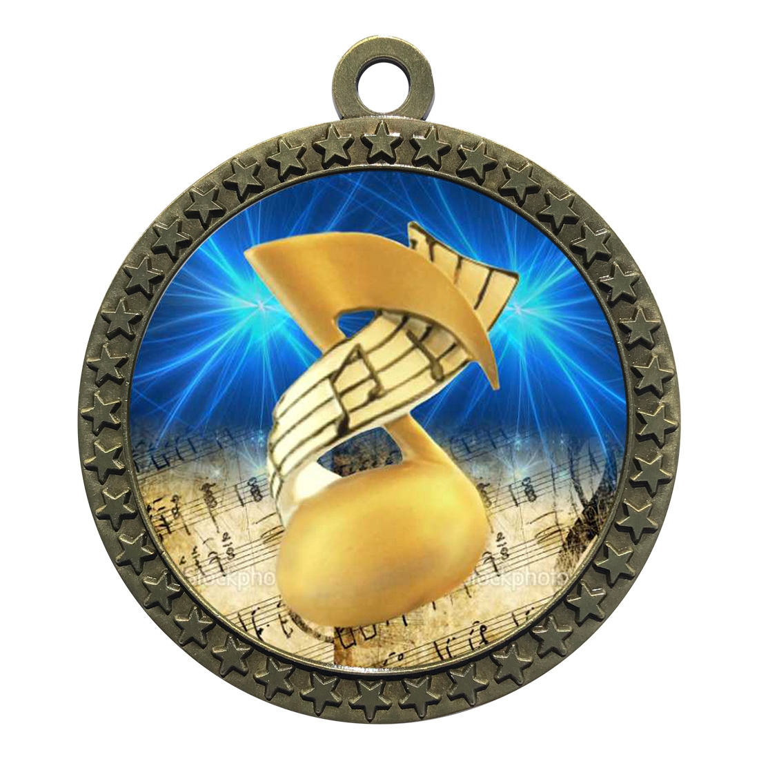 2-1/2" Music Medal