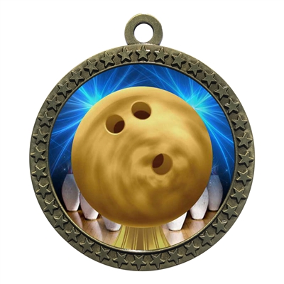 2-1/2" Bowling Medal