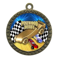 2-1/2" Pinewood Derby Medal