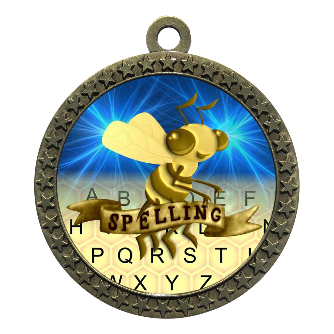 2-1/2" Spelling Bee Medal  (D212-D77)