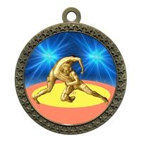 2-1/2" Wrestling Medal