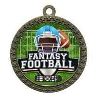 2-1/2" Fanatsy Football Medal