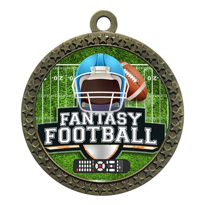 2-1/2" Fanatsy Football Medal