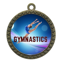 2-1/2" Female Gymnastics Medal