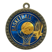 2-1/2" Basketball Medal