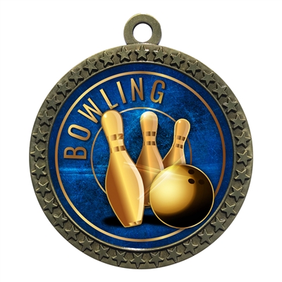 2-1/2" Bowling Medal