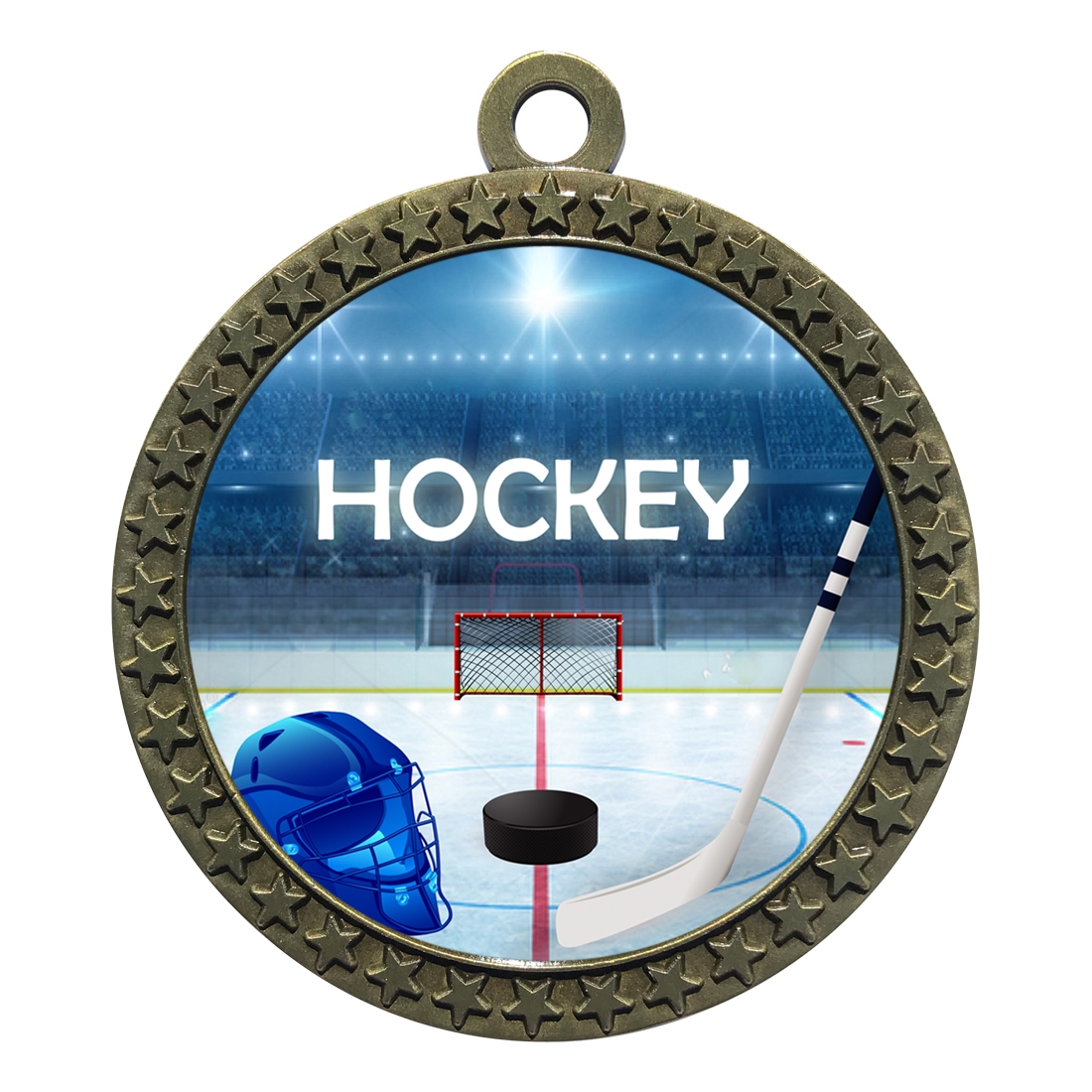 2-1/2" Ice Hockey Medal