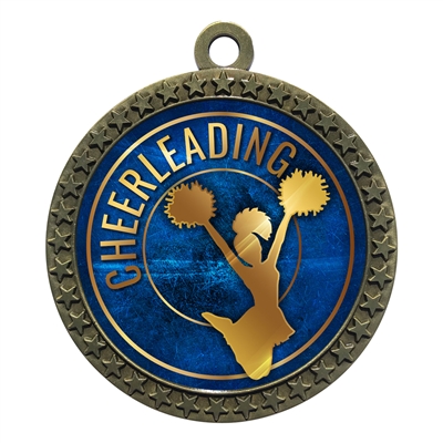 2-1/2" Cheerleading Medal
