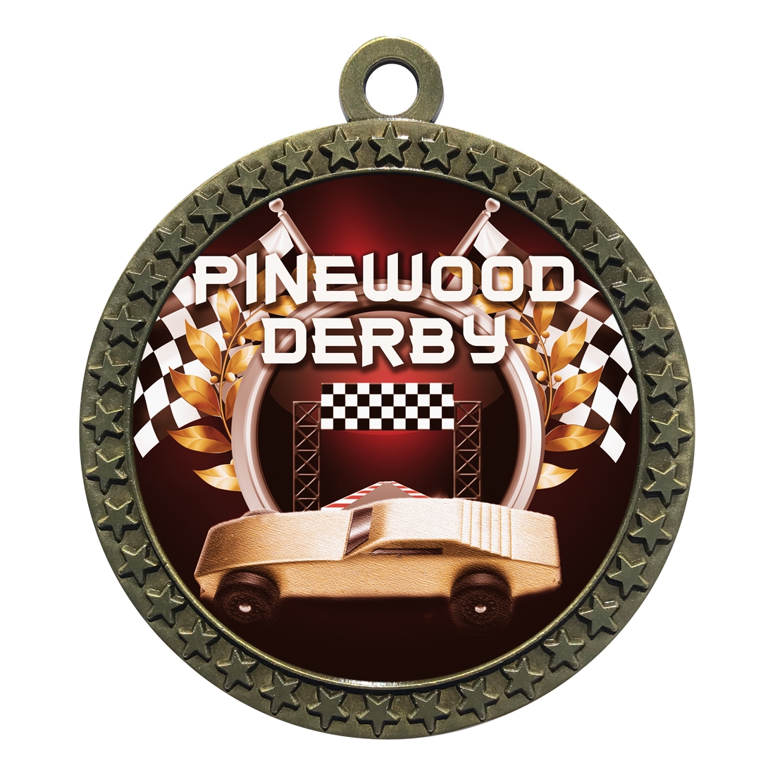 2-1/2" Pinewood Derby Medal