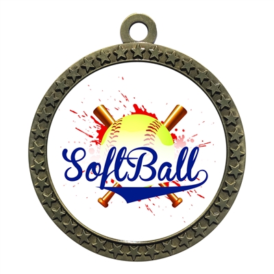 2-1/2" Softball Medal