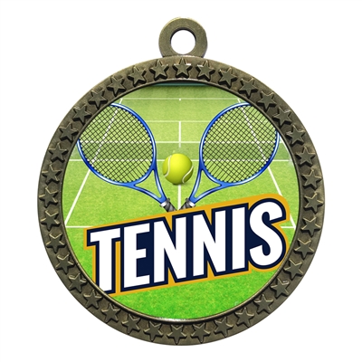 2-1/2" Tennis Medal