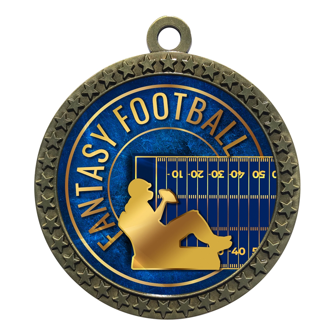 2-1/2" Fantasy Football Medal