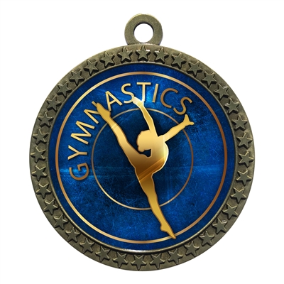 2-1/2" Female Gymnastics Medal