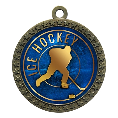 2-1/2" Ice Hockey Medal