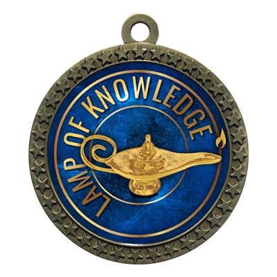 2-1/2" Lamp of Knowledge Medal