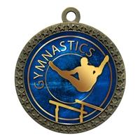 2-1/2" Male Gymnastics Medal