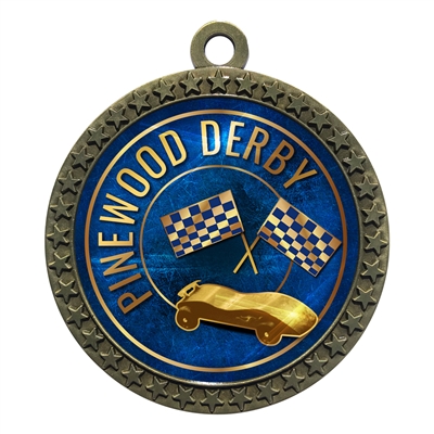 2-1/2" Pinewood Derby Medal