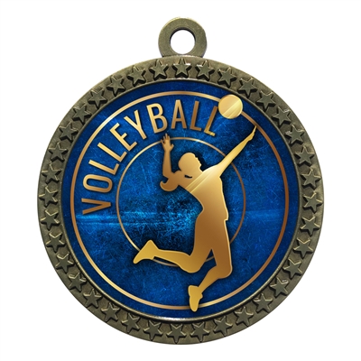 2-1/2" Volleyball Medal