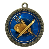 2-1/2" art Medal