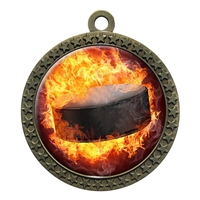 2-1/2" Hockey Medal