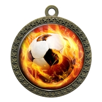 2-1/2" Soccer Medal