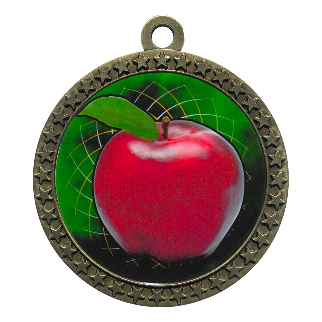 2-1/2" Scholastic Apple Medal