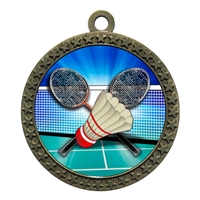 2-1/2" Badminton Medal