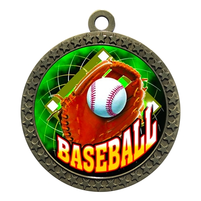 2-1/2" Baseball Medal