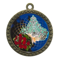 2-1/2" Beauty Queen Medal
