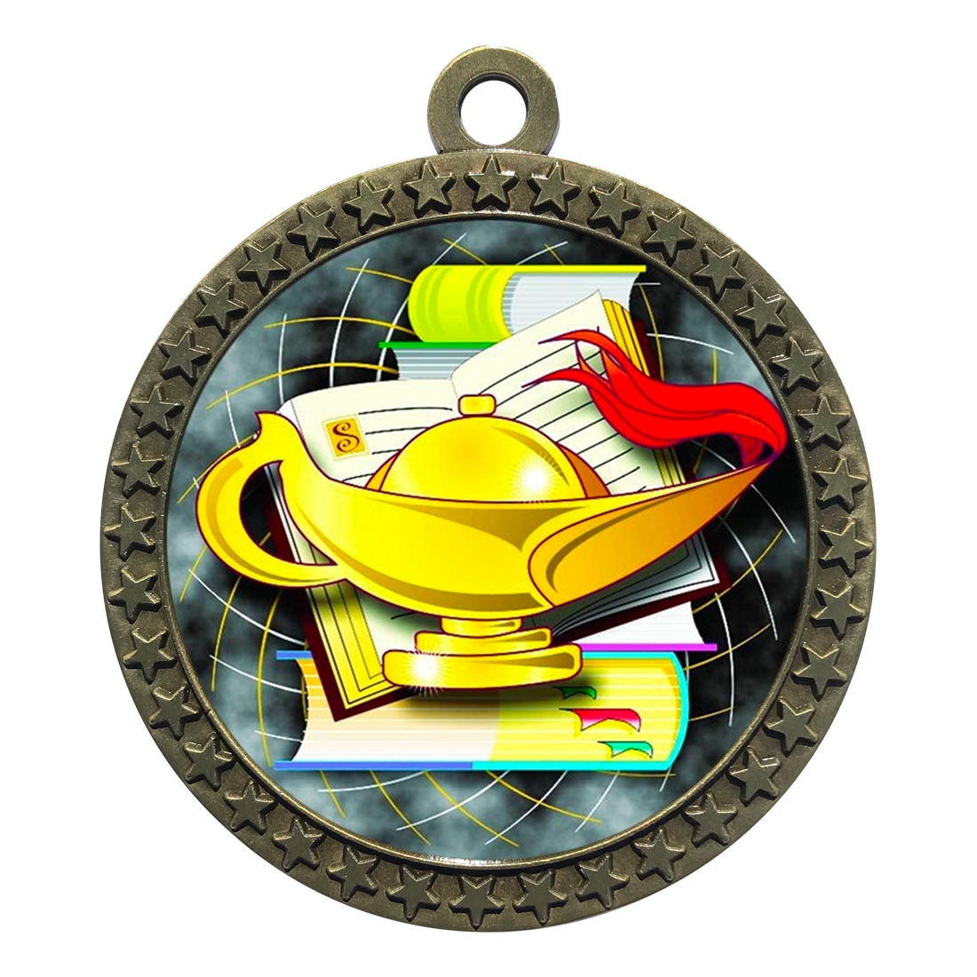 2-1/2" Lamp of Knowledge Medal