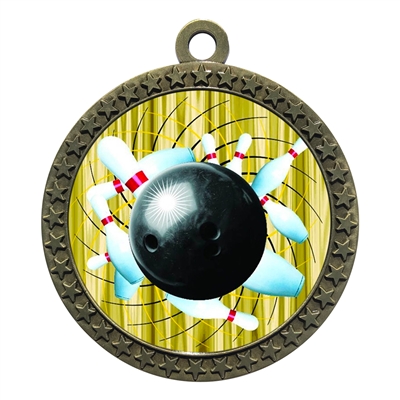 2-1/2" Bowling Medal
