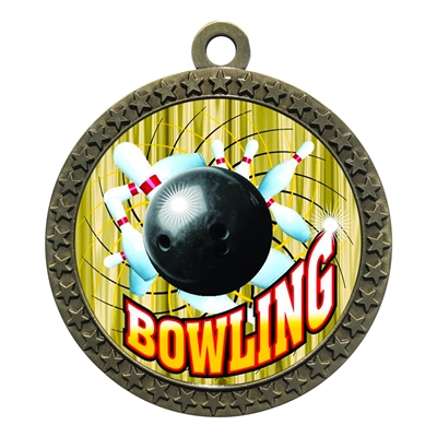 2-1/2" Bowling Medal