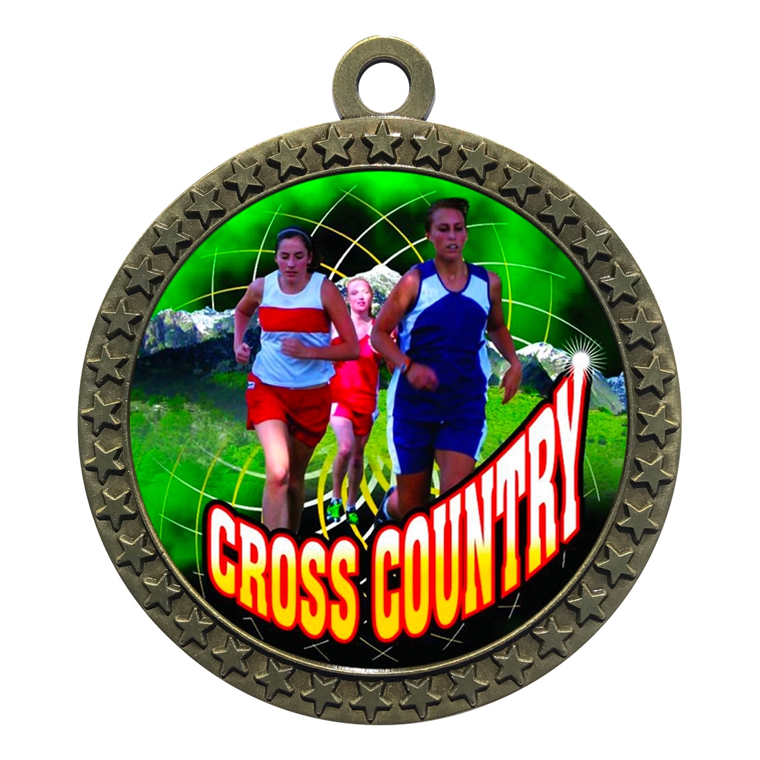 2-1/2" Female Cross Country Medal