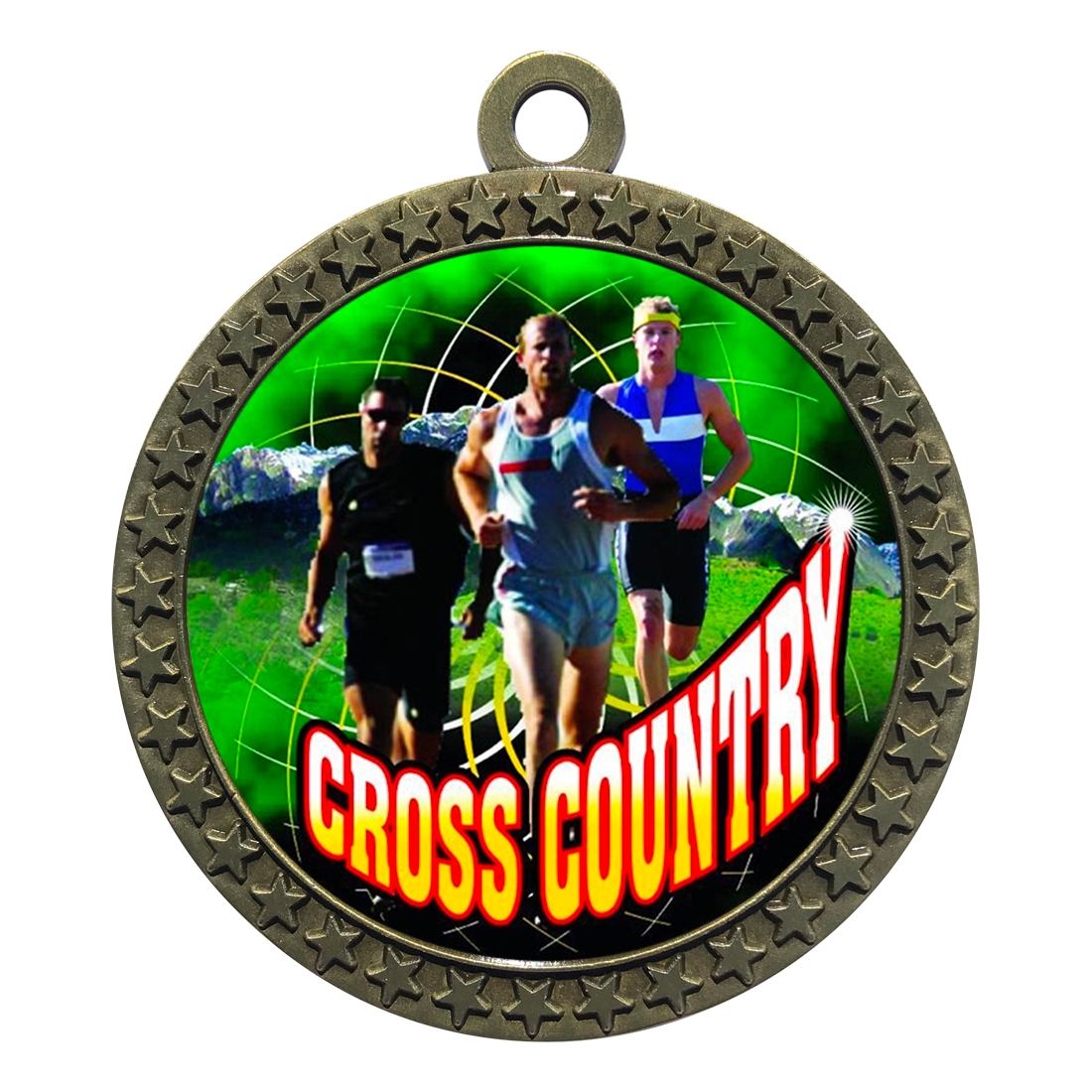 2-1/2" Male Cross Country Medal