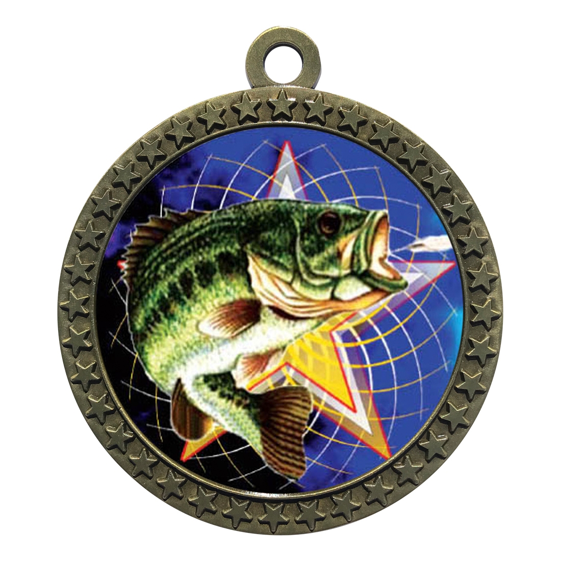 2-1/2" Fishing Medal