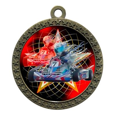 2-1/2" Go Kart Medal