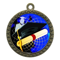 2-1/2" Graduation Medal