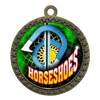 2-1/2" Horseshoes Medal