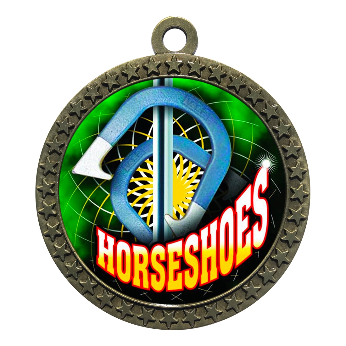 2-1/2" Horseshoes Medal