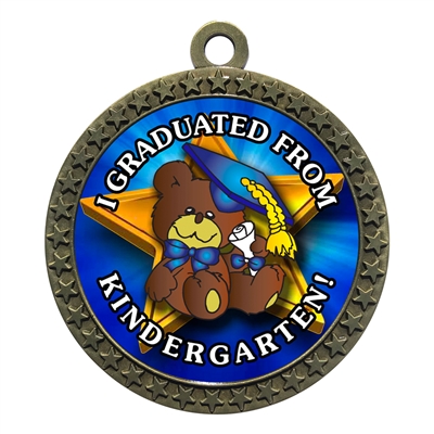 2-1/2" Kindergarten Graduation Medal