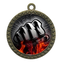 2-1/2" Martial Arts Fist Medal