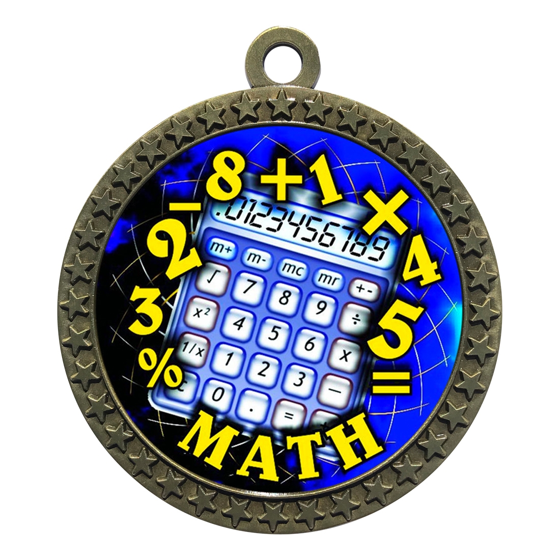 2-1/2" Math Medal