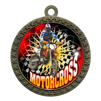 2-1/2" Motocross Medal