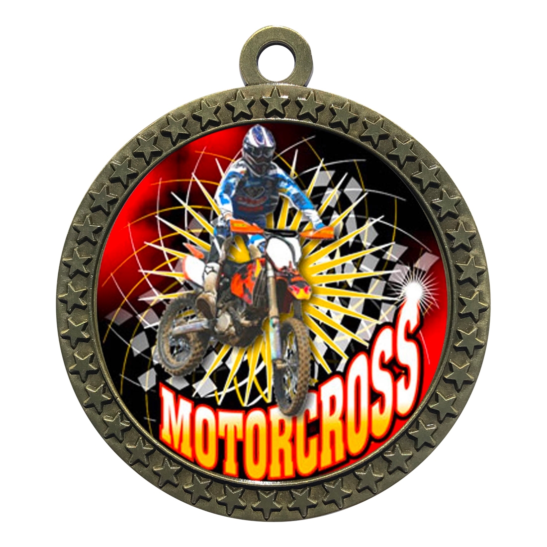 2-1/2" Motocross Medal